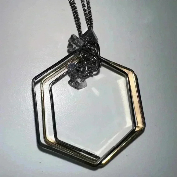 Women's Paparazzi Necklace Gunmetal Silver with earrings NEW! - Picture 4 of 8